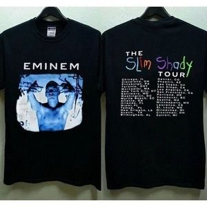 1999 Eminem Slim Shady Tour Shirt, 99_ Eminem Retro T-Shirt 2 Sided